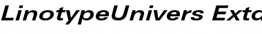 LinotypeUnivers&nbsp;ExtdBoldItalic