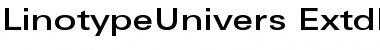 LinotypeUnivers ExtdMedium Font