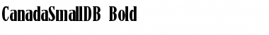 CanadaSmallDB Bold Font