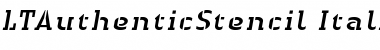 LTAuthenticStencil&nbsp;Regular