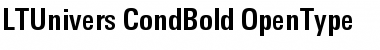 LTUnivers 620 CondBold Font