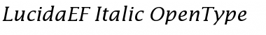 LucidaEF Italic