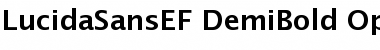 LucidaSansEF Font LucidaSansEF Font