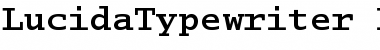 Lucida Typewriter Bold Font