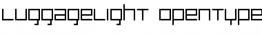 Luggage Light Font
