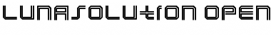 Lunasolution Regular Font