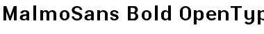 MalmoSans Bold Regular Font