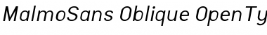 Download MalmoSans-Oblique Font Download MalmoSans-Oblique Font