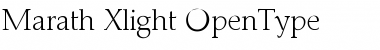 Marath-Xlight Regular Font