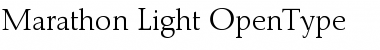 Marathon-Light Font