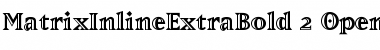 MatrixInlineExtraBold Regular