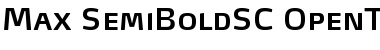 Max-SemiBoldSC Regular Font