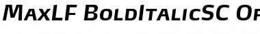 Download MaxLF-BoldItalicSC Font Download MaxLF-BoldItalicSC Font