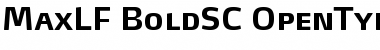 MaxLF-BoldSC Regular Font