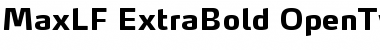 Download MaxLF-ExtraBold Font Download MaxLF-ExtraBold Font