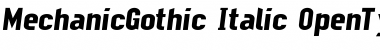 MechanicGothic Font