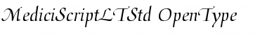 Medici Script LT Std Font