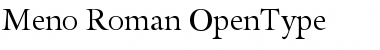 Meno Font
