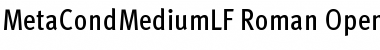MetaCondMediumLF Font MetaCondMediumLF Font