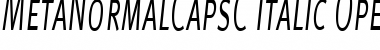 MetaNormalCapsC Italic