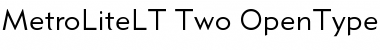 Download MetroLite LT Two Font
