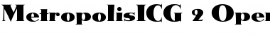 Download MetropolisICG Font