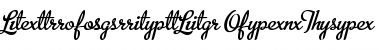 Download MetroScript Lig Font