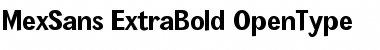 MexSans ExtraBold