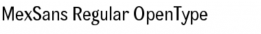 MexSans&nbsp;Regular