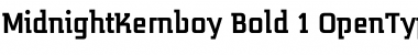 MidnightKernboy Font