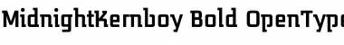 MidnightKernboy Font