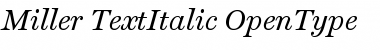 Miller Text Italic Font