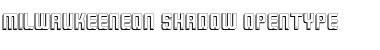 MilwaukeeNeon-Shadow Regular Font
