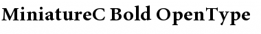 MiniatureC Bold Font