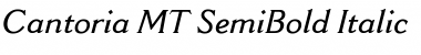 Download Cantoria MT SemiBold Font