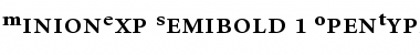 Minion Font