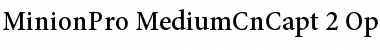 Minion Pro Medium Cond Caption Font
