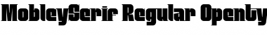 MobleySerif&nbsp;Regular