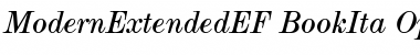 Download ModernExtendedEF Font