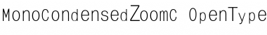 Download MonoCondensedZoomC Font