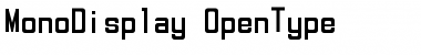 MonoDisplay Regular Font