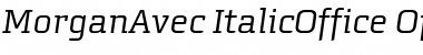MorganAvec ItalicOffice Font