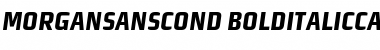MorganSansCond Bold ItalicCaps Font
