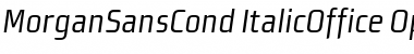 MorganSansCond ItalicOffice Font