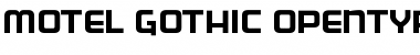 Motel-Gothic Font
