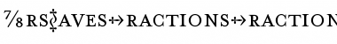 Download MrsEavesFractions Font