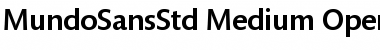 Mundo Sans Std Medium Font