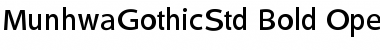 Munhwa Gothic Std Font Munhwa Gothic Std Font