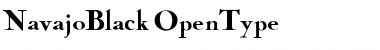 Download NavajoBlack Font
