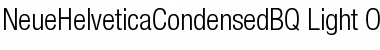 Download Neue Helvetica Condensed BQ Font